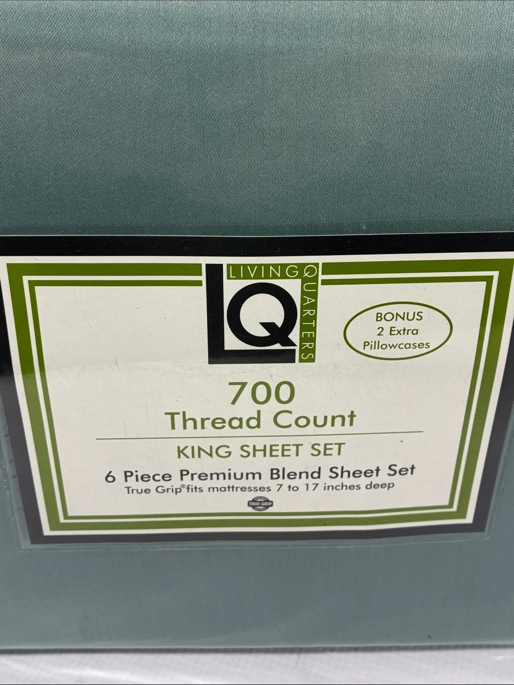 700 Thread Count King Sheet Set - Green
